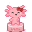 Pinkxolotl Floss Dance