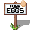 egg signage