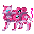 cyber pink cat