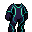 Masculine Neon Zone Green Jumper