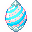 Cotton Candy Core Egg Lamp