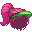 Neon Pink High-Volt Visor Ponytail
