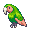 Green Parrot Decoration