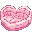 Pink Heart Sofa