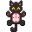 Cat Noir Clock