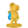 CHAMP GOLD STATUE