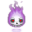 Flaming Skull Purple