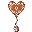 gingerbread heart balloon