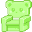 Gummy Chair Green