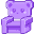 Gummy Chair Purple