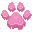 Paw Prints Pink