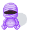Violet Mummy Stuffed Toy